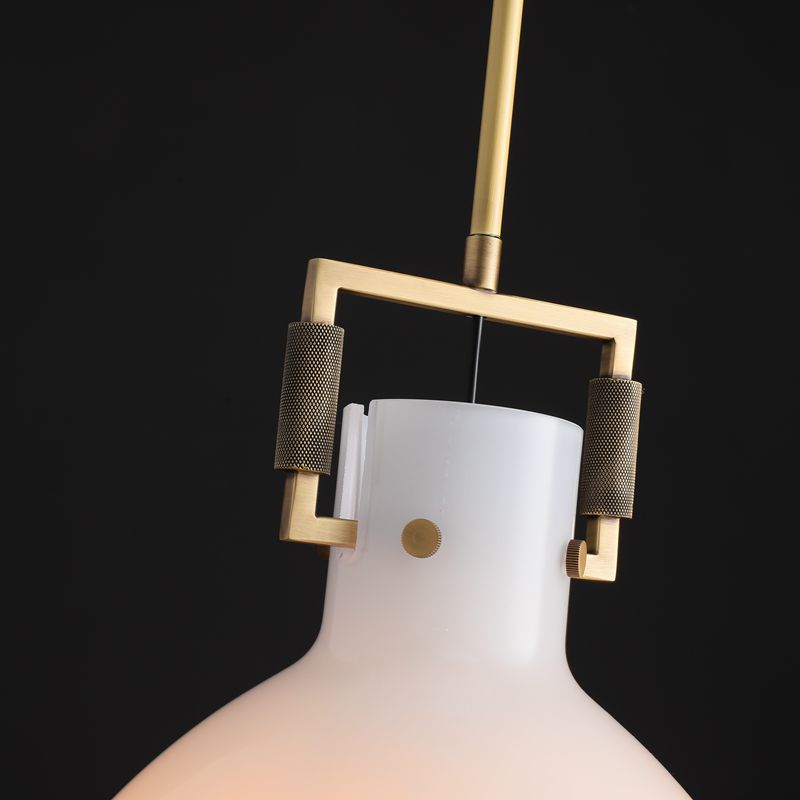 Funda Milk Glass Cloche Kitchen Pendants Lamp 10''14''18''