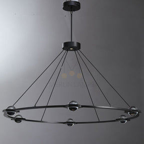 Planets Round Chandelier 48" LED Light