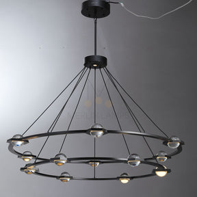Planets 2-Tier Round Chandelier 60", Decoration Lamp