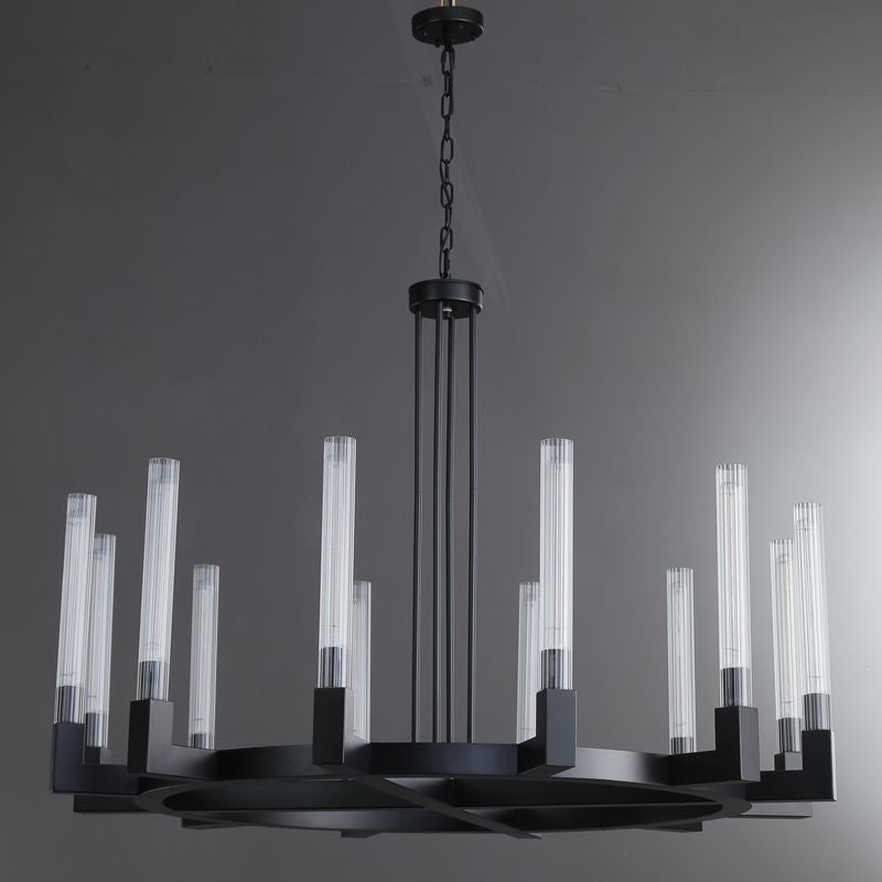 Pulse Series Round Chandelier 36" 48" 60'' For Kitchen Dinning Room