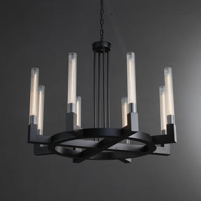 Pulse Series Round Chandelier 36" 48" 60'' For Kitchen Dinning Room