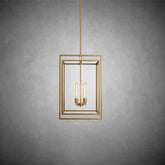 Becker Glass Lantern Modern Pendant