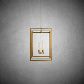 Becker Glass Lantern Modern Pendant