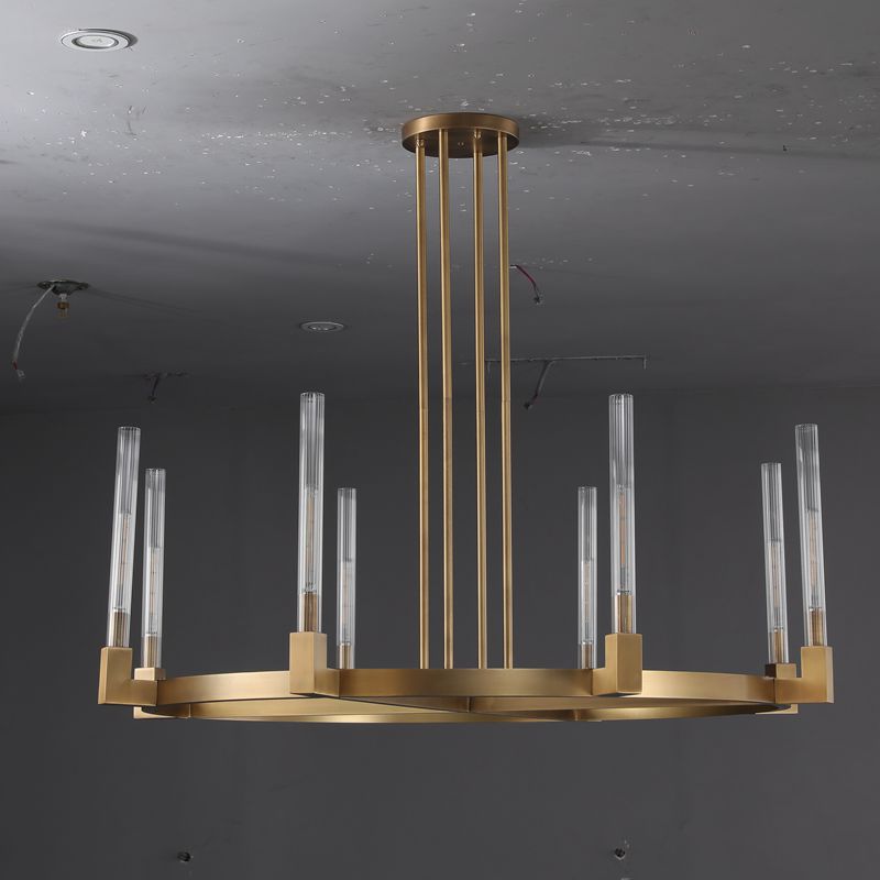 Pulse Series Round Chandelier 36" 48" 60'' For Kitchen Dinning Room