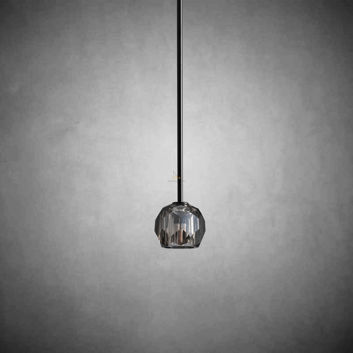 Kristal Ball Crystal Pendant Lighting, Minimalist Pendant Lamp Perfect for Modern Kitchen Islands