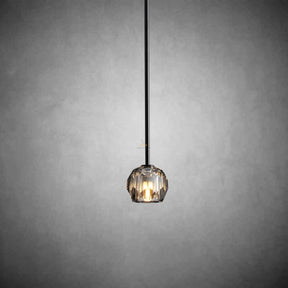 Kristal Ball Crystal Pendant Lighting, Minimalist Pendant Lamp Perfect for Modern Kitchen Islands