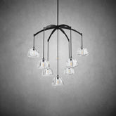 Himer Modern Glass Round Chandelier 36'' 48" 60"