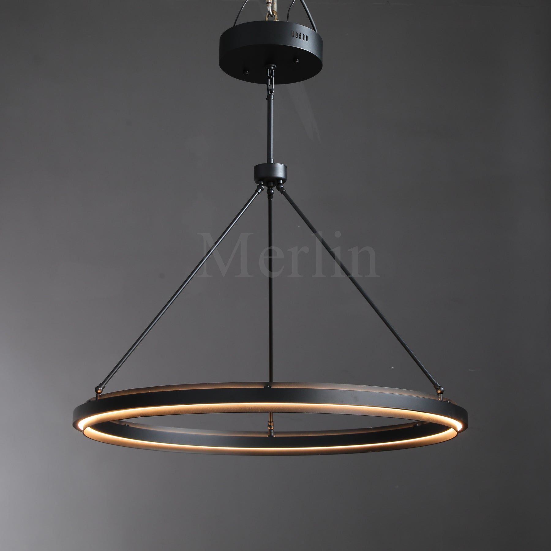 George Elegant Modern Lamp Fixture, Metal Chandelier for Living Room, Bedroom, Dining Room