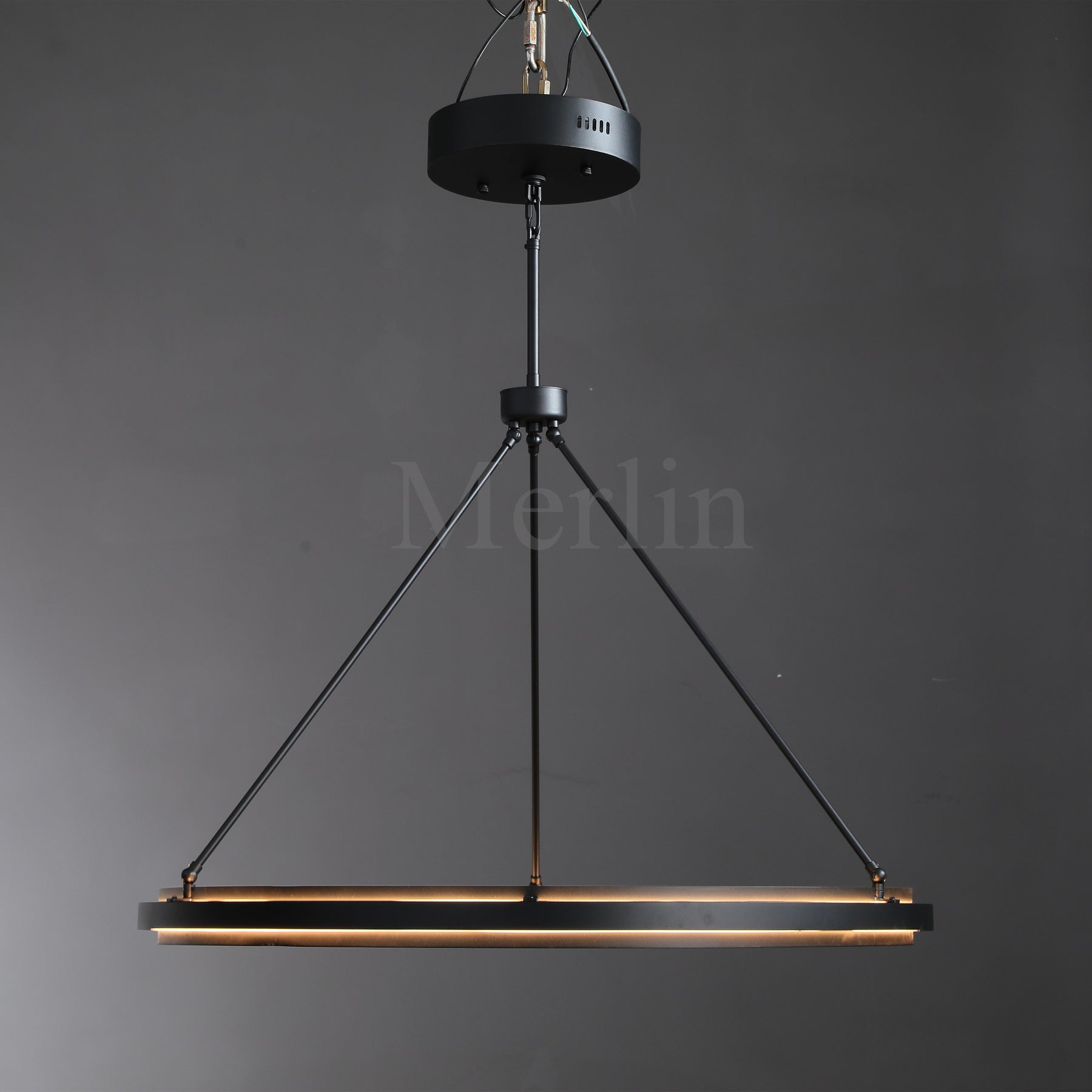 George Elegant Modern Lamp Fixture, Metal Chandelier for Living Room, Bedroom, Dining Room