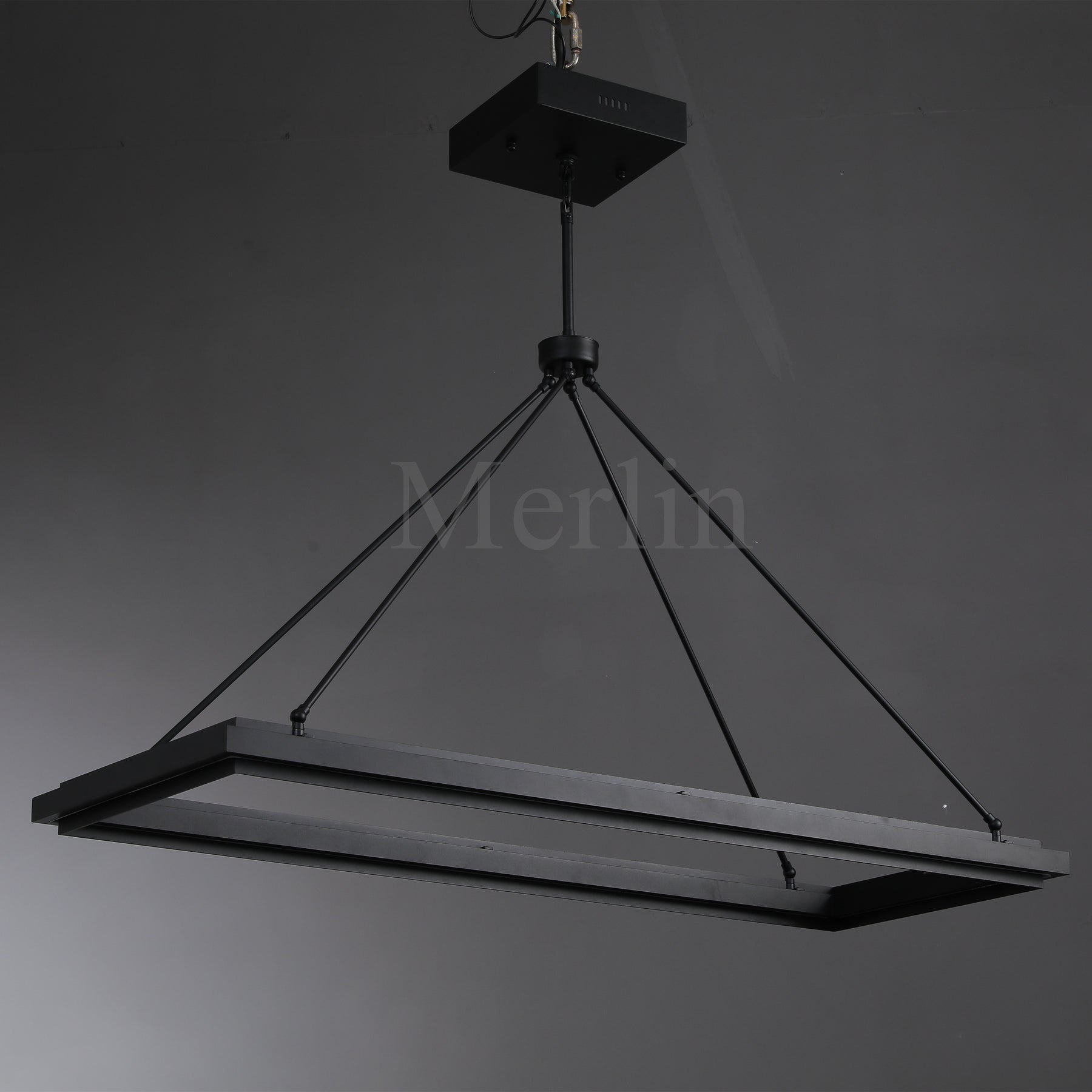 George Elegant Modern Lamp Fixture, Metal Chandelier for Living Room, Bedroom, Dining Room