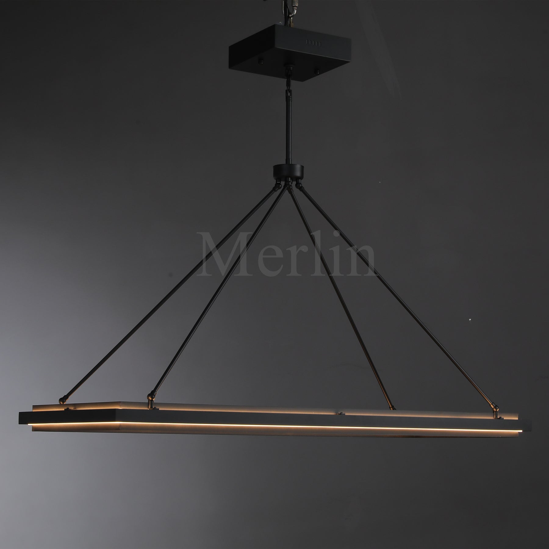 George Elegant Modern Lamp Fixture, Metal Chandelier for Living Room, Bedroom, Dining Room