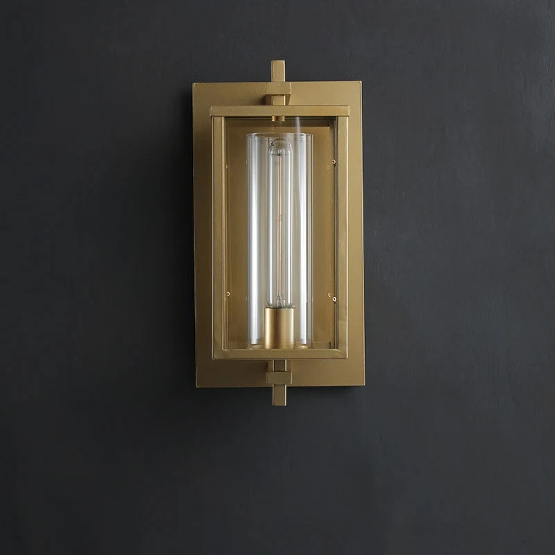 Danny Modern Square Outdoor Wall Sconce 23″