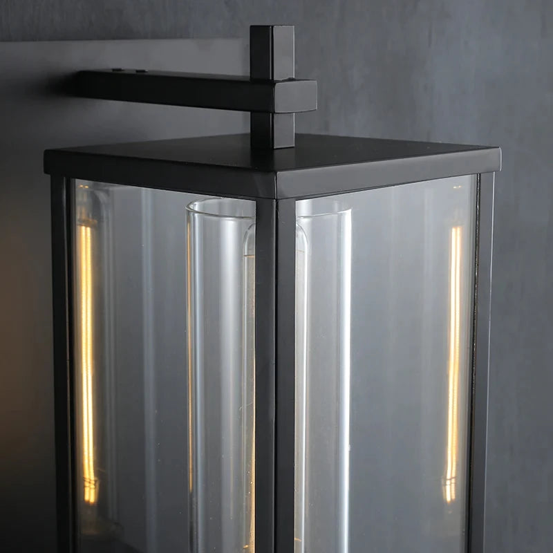 Danny Modern Square Outdoor Wall Sconce 23″