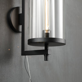 Danny Round Outdoor Sconce 16" 23'', Modern Wall Lamp