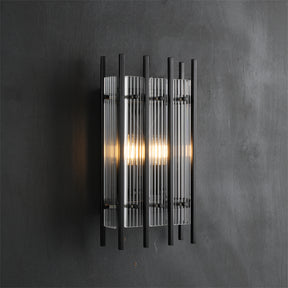 Lux Modern Linear Glass Wall Sconce, Bedroom Living Room Wall Lamp