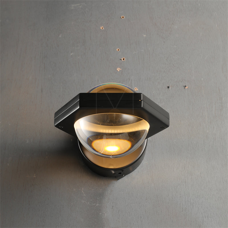 Planet Modern Glass Wall Sconce Fixture for Hallway, Room, Modern Wall Lamp
