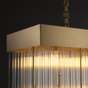 Candice Elegant Glass Chandelier Fixture for Living Room and Bedroom Décor Lamp