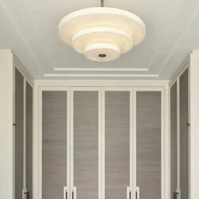 Ice Queen Alabaster Chandelier - Merlin Lamps