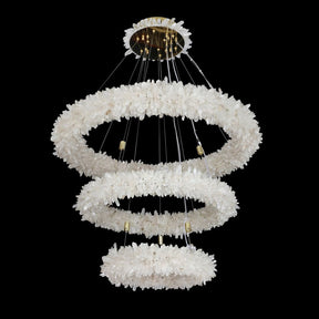 Modern Round/Oval/Linear/Square Natural Crystal Chandelier