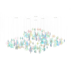 Galaxy Iris Iridescent Blossom Chandelier
