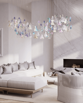 Galaxy Iris Iridescent Blossom Chandelier