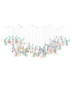 Galaxy Iris Iridescent Blossom Chandelier