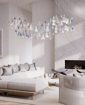 Galaxy Iris Iridescent Blossom Chandelier