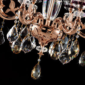 Maria Crystal Classic Chandelier 27" 6 Lights - Merlin Lamps