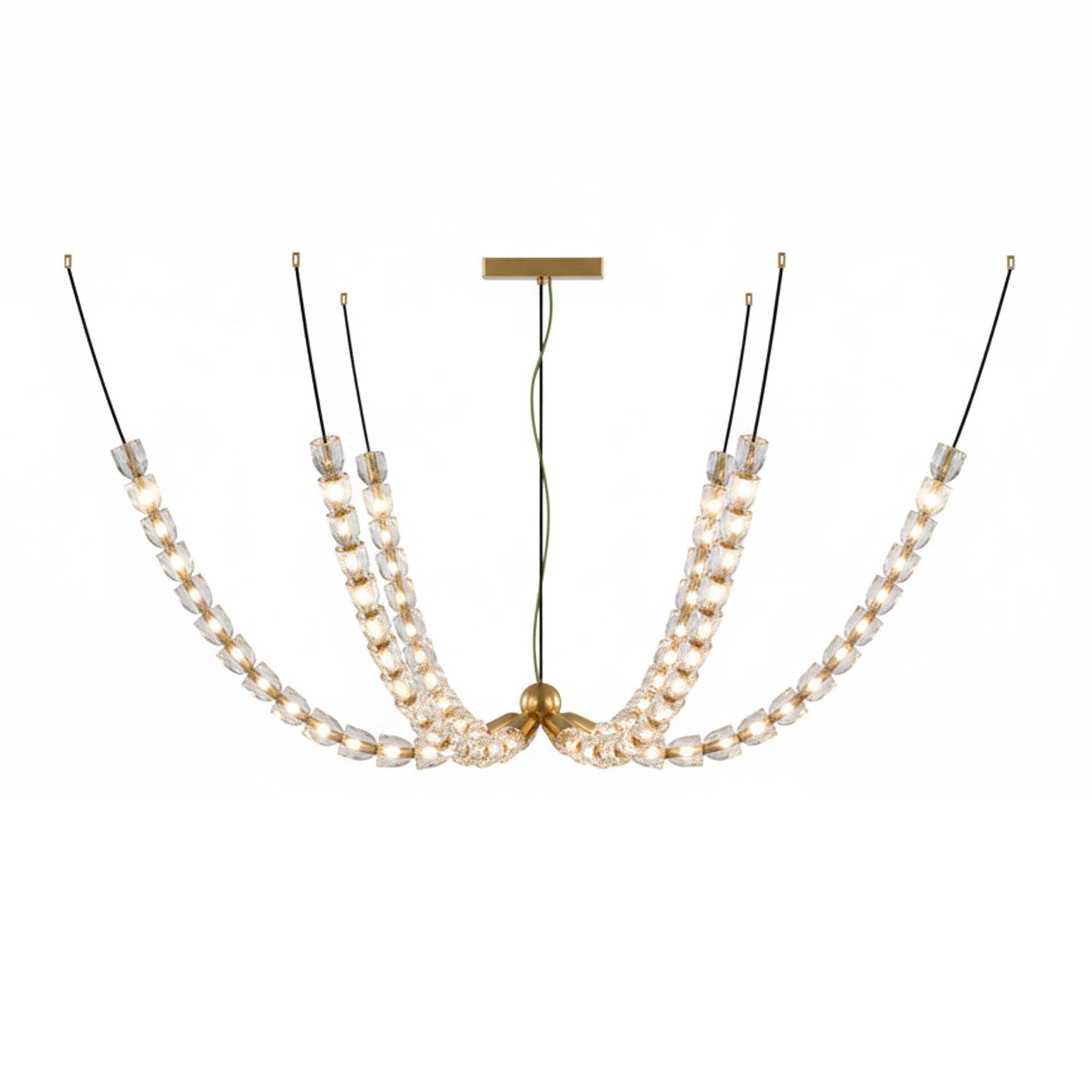 Gabriel Gold Crystal Chandelier