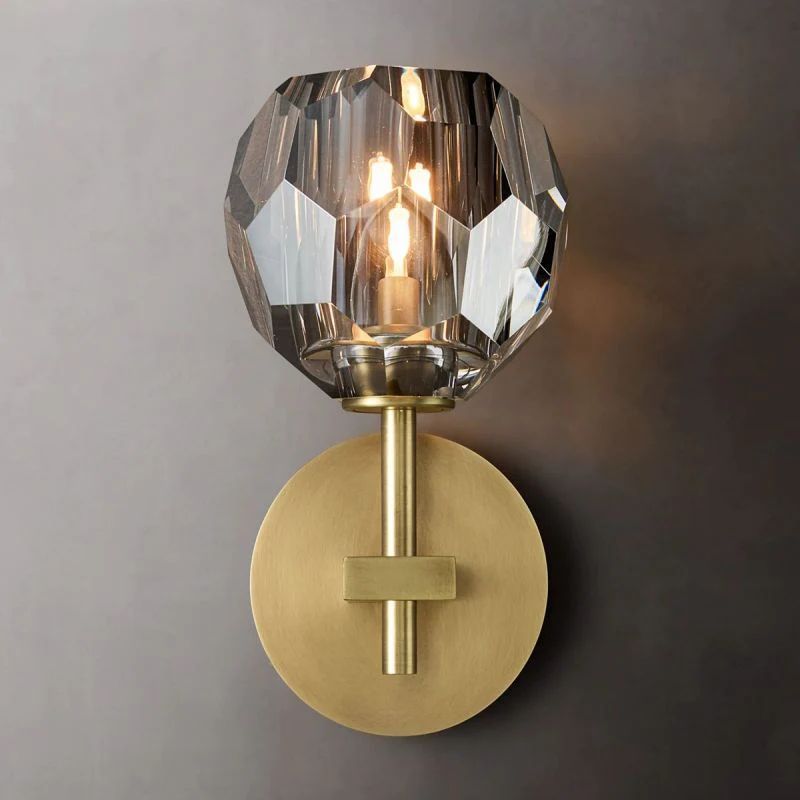 Kelly Glass Short Wall Sconce