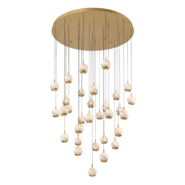 Kimma Lights Round LED Chandelier