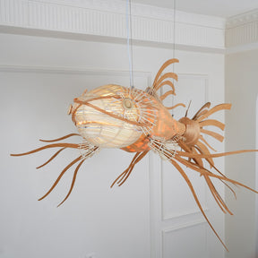 Koi Crystal Spiral Chandelier