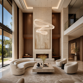 LED Rod Chandelier