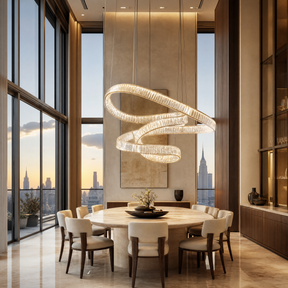 LED Rod Chandelier