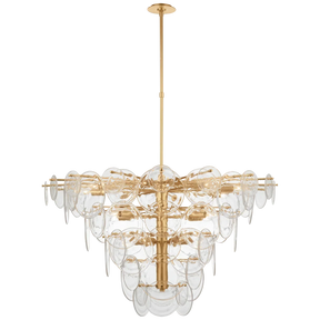 Talia Large Grass Chandelier 48", Modern Pendants Light for Dining Table