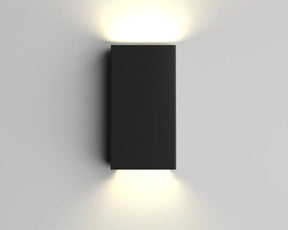 Squared Outdoor Wall Sconce - Black
