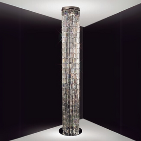 Modern Luxury Crystal Cylinder Flush Mounted Chandelier