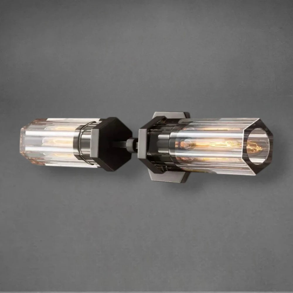 Lambel Hexagonal Grand Linear Wall Sconce