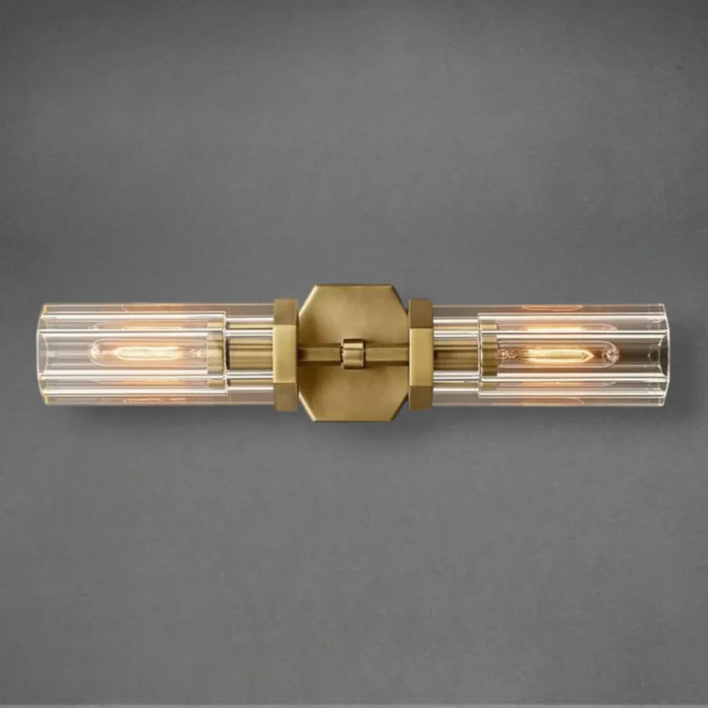 Lambel Hexagonal Grand Linear Wall Sconce