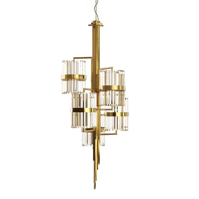 Fintan Luxury Liberty 40 Light Crystal Modern Chandelier