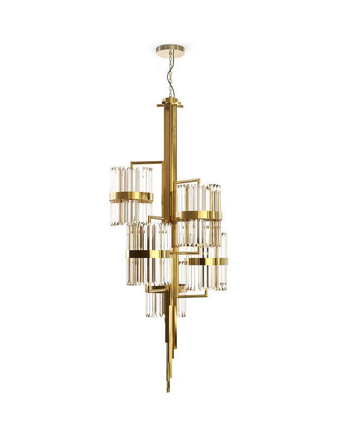 Fintan Luxury Liberty 40 Light Crystal Modern Chandelier