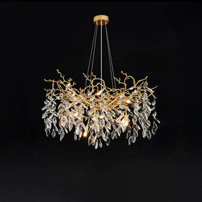 Eileen Gold Tree Branch Ceiling Chandelier