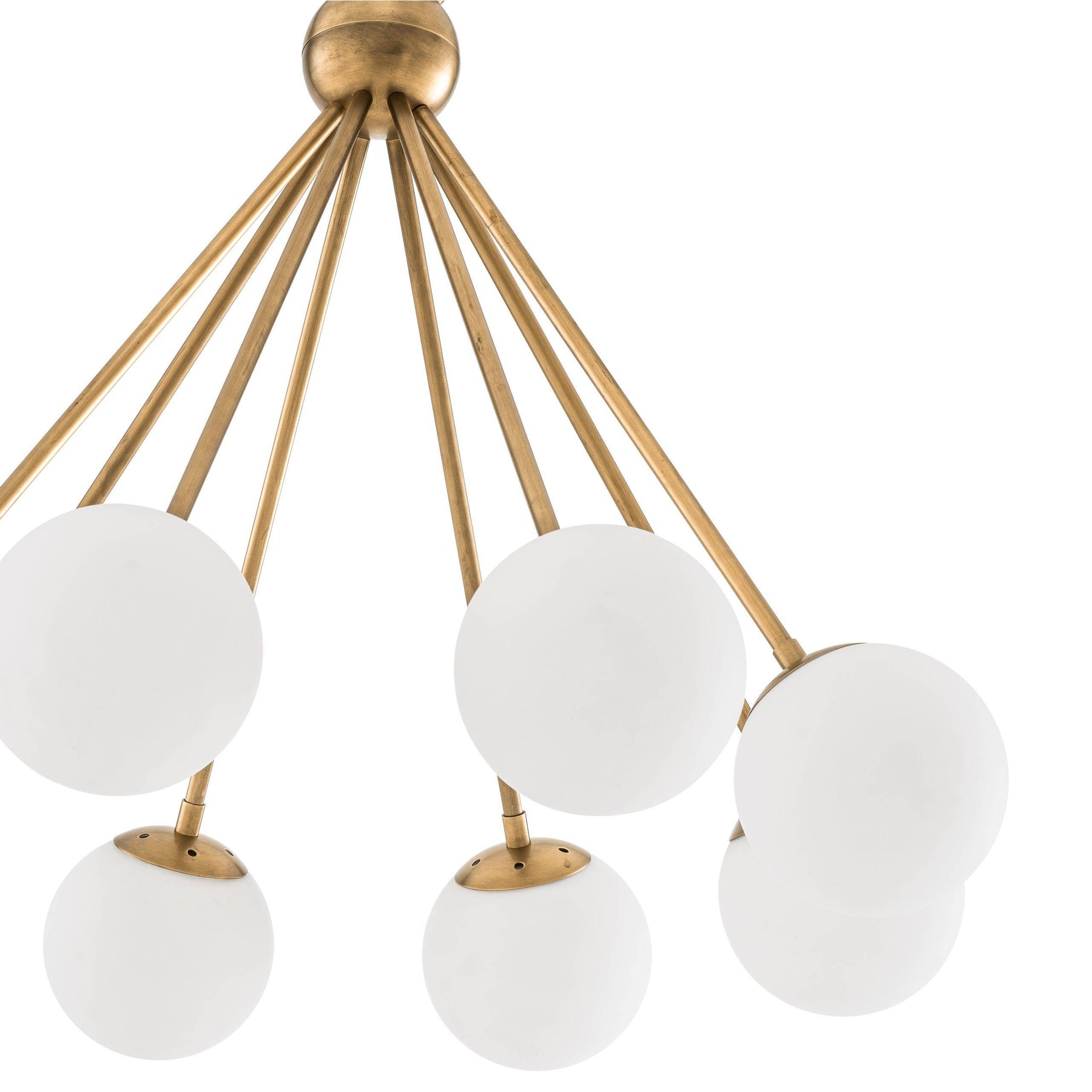 Venezia Luxor Modern Brass Chandelier - [Brass] 