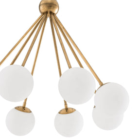 Venezia Luxor Modern Brass Chandelier - [Brass] 