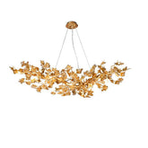 Modern Flower Linear Branch Chandelier