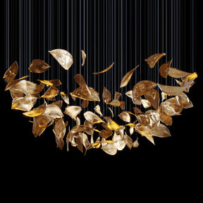 Frozen Leaves Chandelier