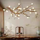 Demolion Branch Glass Globe Chandelier
