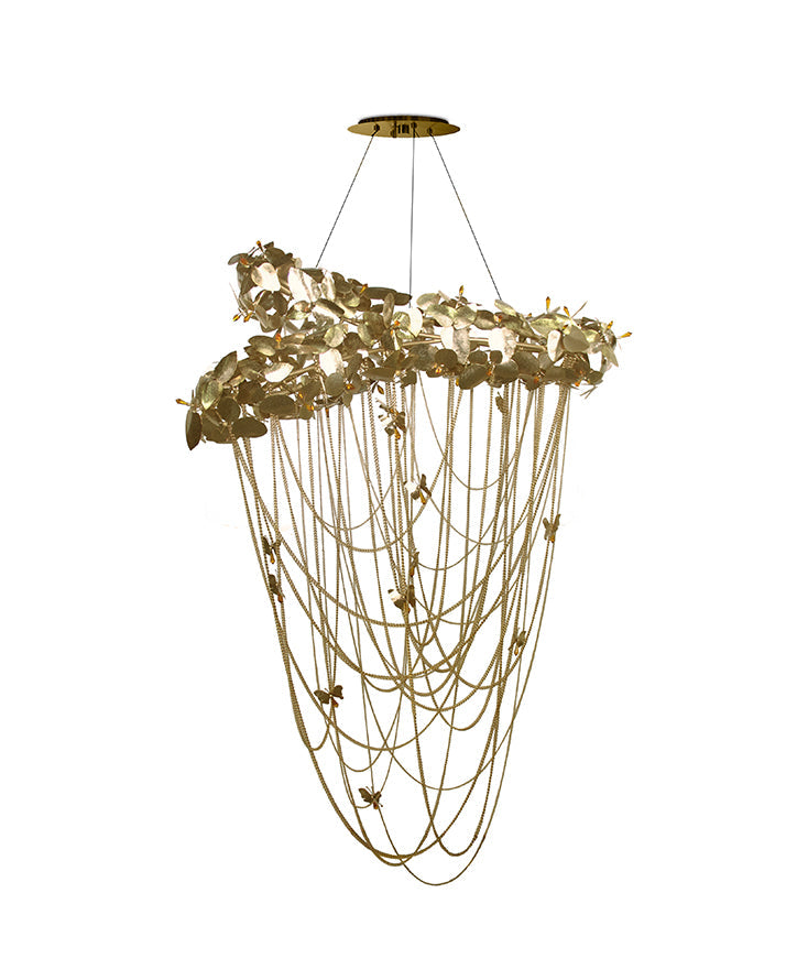 Luxury Leocadia 11 Light Crystal Modern Chandelier