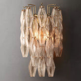 Merry Clear Glass Short Wall Sconce