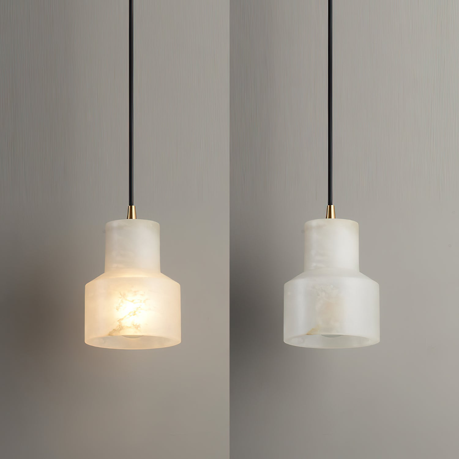 Briony Alabaster Pendnat Light for Kitchen Island